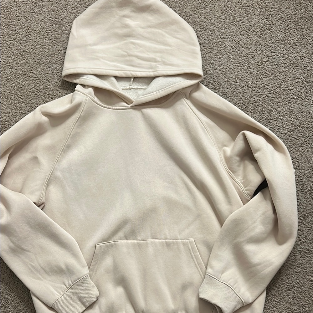Amazon Men's Light Cream Hoodie